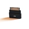 Black Dock Extender Adapter Converter 30-Pin Pass Through Adapter for iPhone 4, iPod & iPad 2 - Works with Dock Cables & Docks Without Removing Your Case Adapter Extender Life Proof Adapter Extender Audio and Video Adapter
