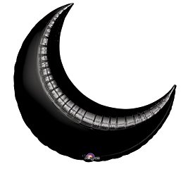 Black Crescent Moon Shaped 35