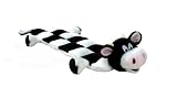 Kyjen Plush Puppies Squeaker Mat Long Body Cow Dog Toy with 16 Squeakers