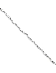 Sterling Silver Diamond Bracelet