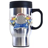 Kansas Jayhawks Stainless Steel & Pewter Travel Mug
