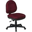 Contemporary Swivel Chair with Flex Back In Wine Finish By Office Star
