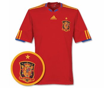 Official Adidas Adult/Youth World Cup Champs Spain jersey