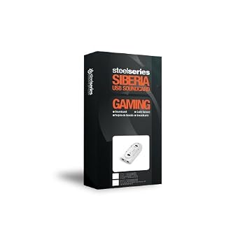 Set A Shopping Price Drop Alert For SteelSeries Siberia USB Sound Card (White)