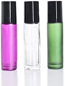 Aroma Oil Tools 10ml Glass Roll on Bottles for Essential Oils (Variety Pack)