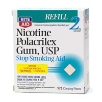 Rite Aid Nicotine Gum 2 mg 170 ea