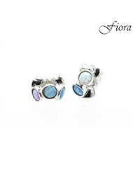 Fire Opal of Six Spacer- Fiora Italian Charms