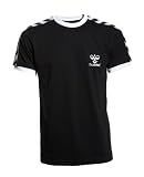 hummel Herren T-Shirt Davenport Tee, schwarz / weiss, M, 01-726-2114