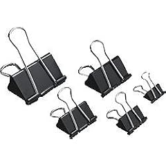 WEDO Foldback-Klemmer 41 mm schwarz SB-Verpackung mit 6 Klemmern.