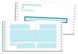 Continuous Printer Two-Way Self-Mailer Envelope