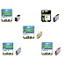 5 x Originale Tintenpatronen - HP 364XL - f�r Hewlett Packard Deskjet D 5445, Deskjet D 5460, Photosmart C 5324, Photosmart C 5370, Photosmart C 5373, Photosmart C 5380, Photosmart C 5383, Photosmart C 5388, Photosmart C 5390, Photosmart C 5393, Photosmart C 6300 series, Photosmart C 6324, Photosmart C 6350, Photosmart C 6380, Photosmart C 6383, Photosmart D 5445, Photosmart D 5460, Photosmart D