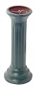 "Rome 20""H Pedestal Base for Sundials Cast Iron Anique Fin"