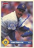 Jaime Navarro, Milwaukee Brewers Autographed Card