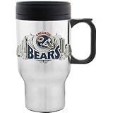 Chicago Bears Stainless Steel & Pewter Travel Mug