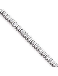 14k Gold White Gold Holds 41 2.9mm Stones 4.1ct Bar Link Tennis Bracelet Mountin