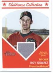 2008 Topps Heritage High Numbers Clubhouse Collection #HCC-RO Roy Oswalt - Houston Astros (Authentic Piece of Game Used Jersey) (Baseball Cards)