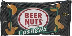Beer Nuts Brand Snacks Cashews 1.0 oz  24 count by Almonds