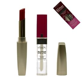 L'Oreal Kiss Proof Ultra Glossy Lipstick - 509 Glamorous Red