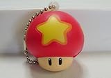 31h8 JufzZL. SL160  Nintendo Super Mario Galaxy Soft Squishy Figure Keychain Life Mushroom
