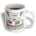 Londons Times Funny Music Cartoons - Christmas Snow Shaker And The Big Person - Mugs