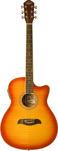 Oscar Schmidt OACEFCS Acoustic-Electric Cherry Sunburst