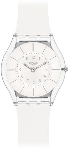 Swatch Damen-Armbanduhr White Classiness SFK360