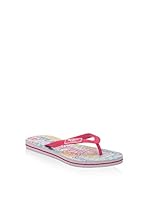 Pepe Jeans Chanclas al dedo Beach Tipo (Fucsia / Blanco)