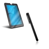 Skque LCD Clear Screen Protector and Black Touch Stylus Pen for Toshiba Thrive 10.1 Tablet