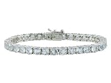 20.74CTW SKY BLUE TOPAZ STERLING SILVER BRACELET
