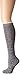 K. Bell Socks Women's Random Feed Cable Knee High Sock, Black, 9 -11
