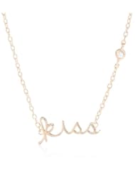 Shy by Sydney Evan Diamond "Kiss" Necklace