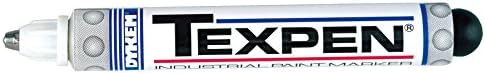 Texpen Industrial Ball Fine Tip Paint Marker White