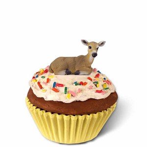 Doe Deer Cupcake Trinket Box