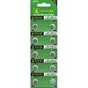 10 of AG1/364A Alkailine Button Cell Watch Battery