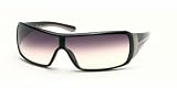 Prada - PRADA SPR 03H SPR03H 1AB-5D1 GLOSS BLACK PLASTIC GRAY GRADIENT LENS SUNGLASSES SHADES