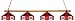 University of Nebraska Huskers Pool Talbe Light