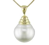 14K White South Sea Cultured Pearl Pendant