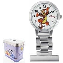 Disney MU0697 Stainless Steel Tigger Fob Watch