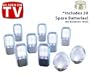 Quik-Brite LED Lights- 10 LED Light - Include 8 Qulk Brites and 2 BONUS Swivel Spots!