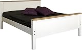 Double Bed Frame, 4 ft 6-inch, White