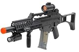 Spring Double Eagle M41k1 Airsoft Assault Rifle - FPS 272 - Red Cross Scope - Flash Light - Red Dot Laser - Foregrip