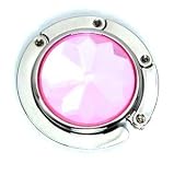 PINK Crystal Handbag Purse Hook Hanger