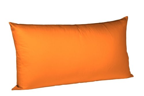 fleuresse Kissenbezug colours 9100-2044, 40x80 cm, Mako Satin, Farbe Orange, 100% Baumwoll Preisvergleich