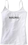 MADRID - City Series - White Women's / Girls Camisole (Girlie / Babydoll)