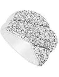 Diamond Ring 14K White Gold - 2.00 CT Diamonds