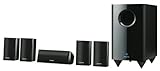 Onkyo SKS HT 528 5.1 Lautsprechersystem (Front 120 Watt, Center 120 Watt, aktiver Subwoofer 150 Watt) schwarz