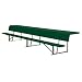 21ft Powder Coated Bench with Shelf
