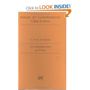 Civilisation Cuzco Essais Conferences French