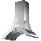 Franke FGA364WXS 36 Gallery Wall Mount Chimney Hood with 600 CFM Internal Blower, Push... by Franke