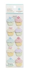 Martha Stewart Crafts Dimensional Pastel Cupcakes